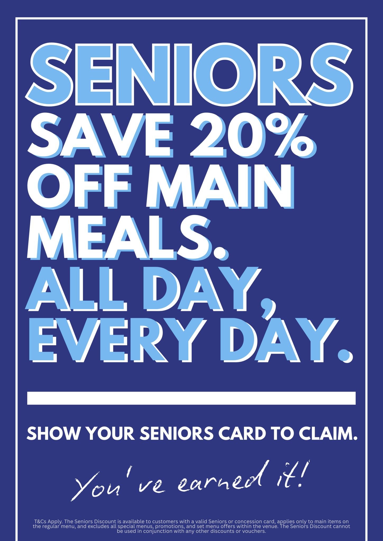 Best Savings with our Seniors Discount